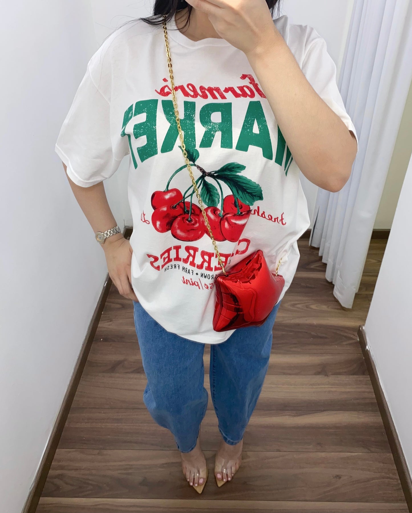 Blusa Cherry Market