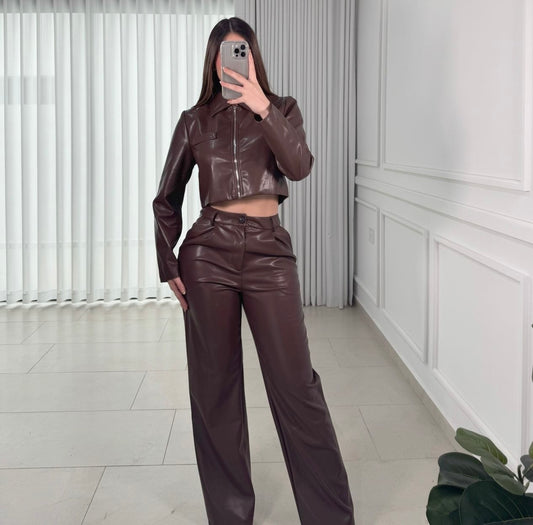 Pantalón Brown Leather