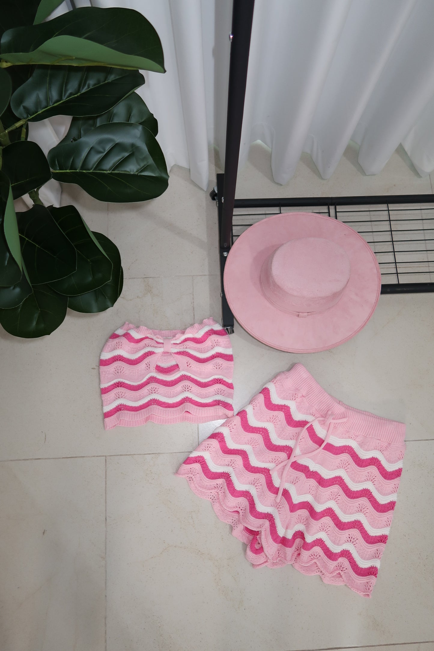 Conjunto Pink Waves