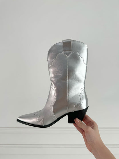 Botas Kitty Silver