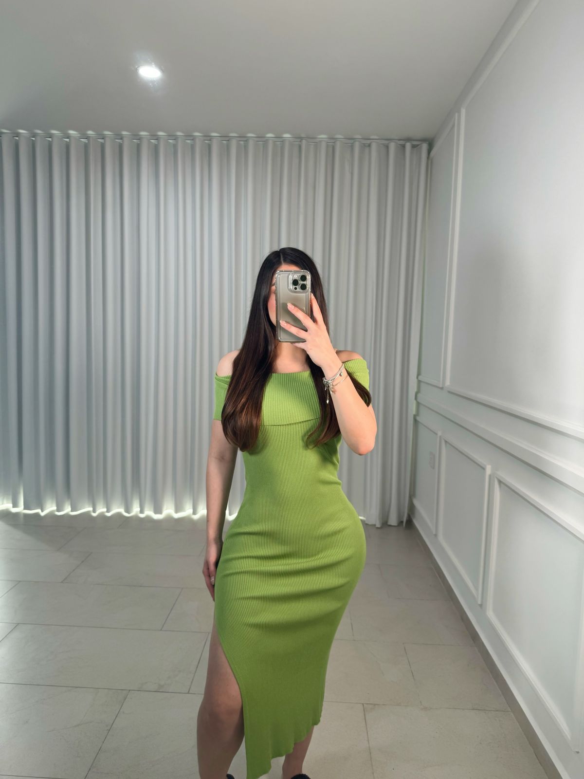 Apple Shoulder Dress