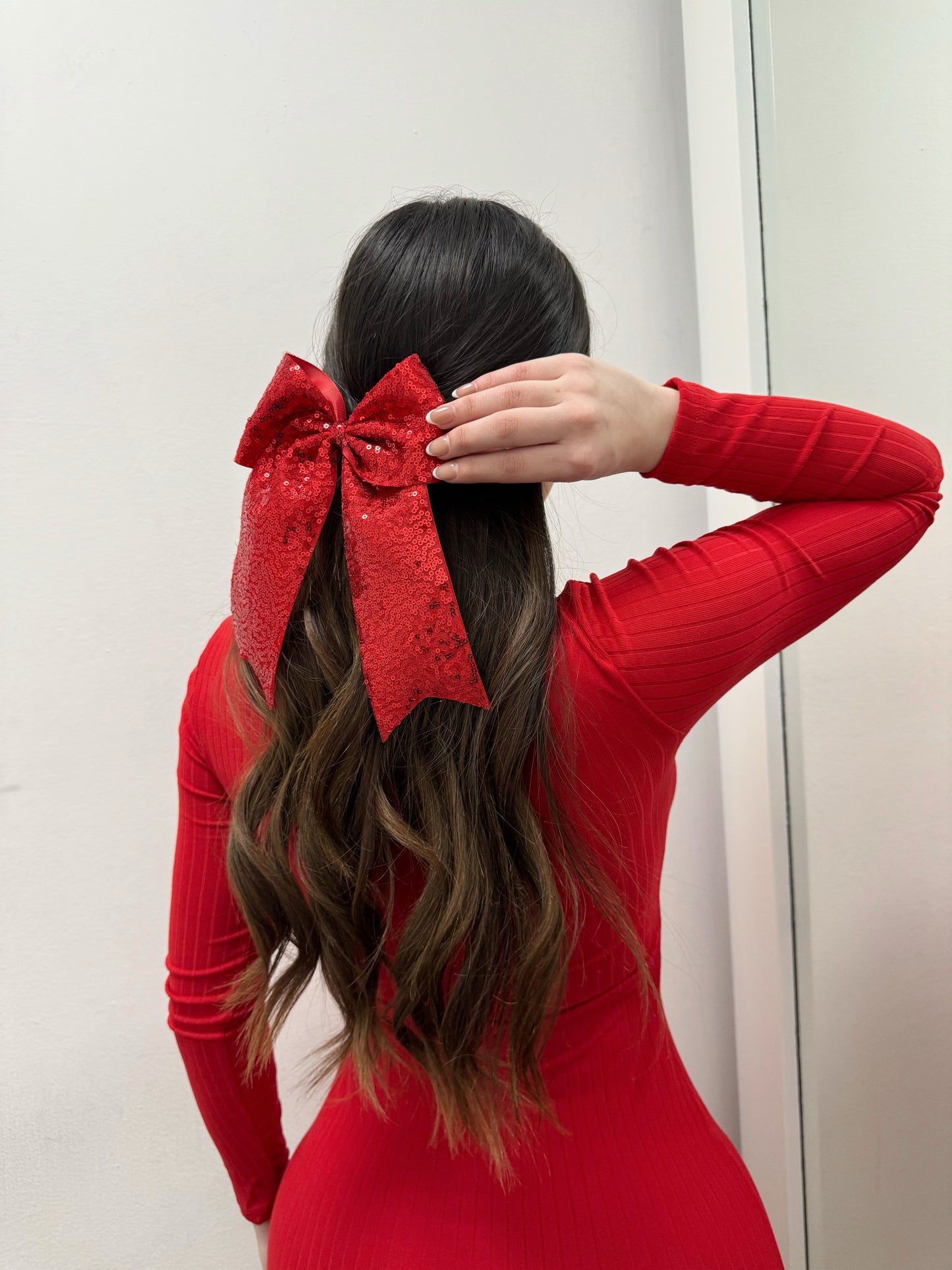 Shiny Red Bow