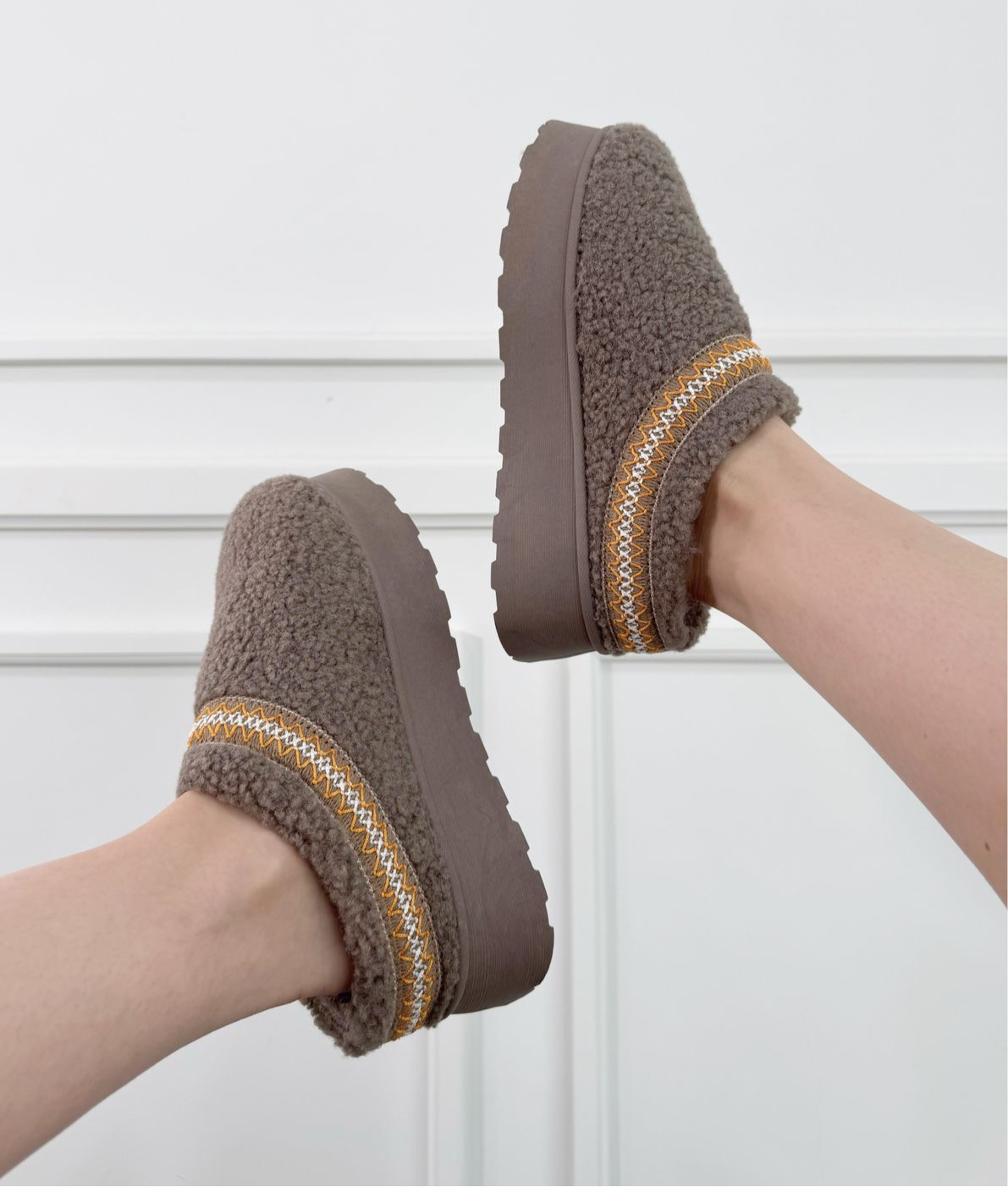 Pantuflas Taupe