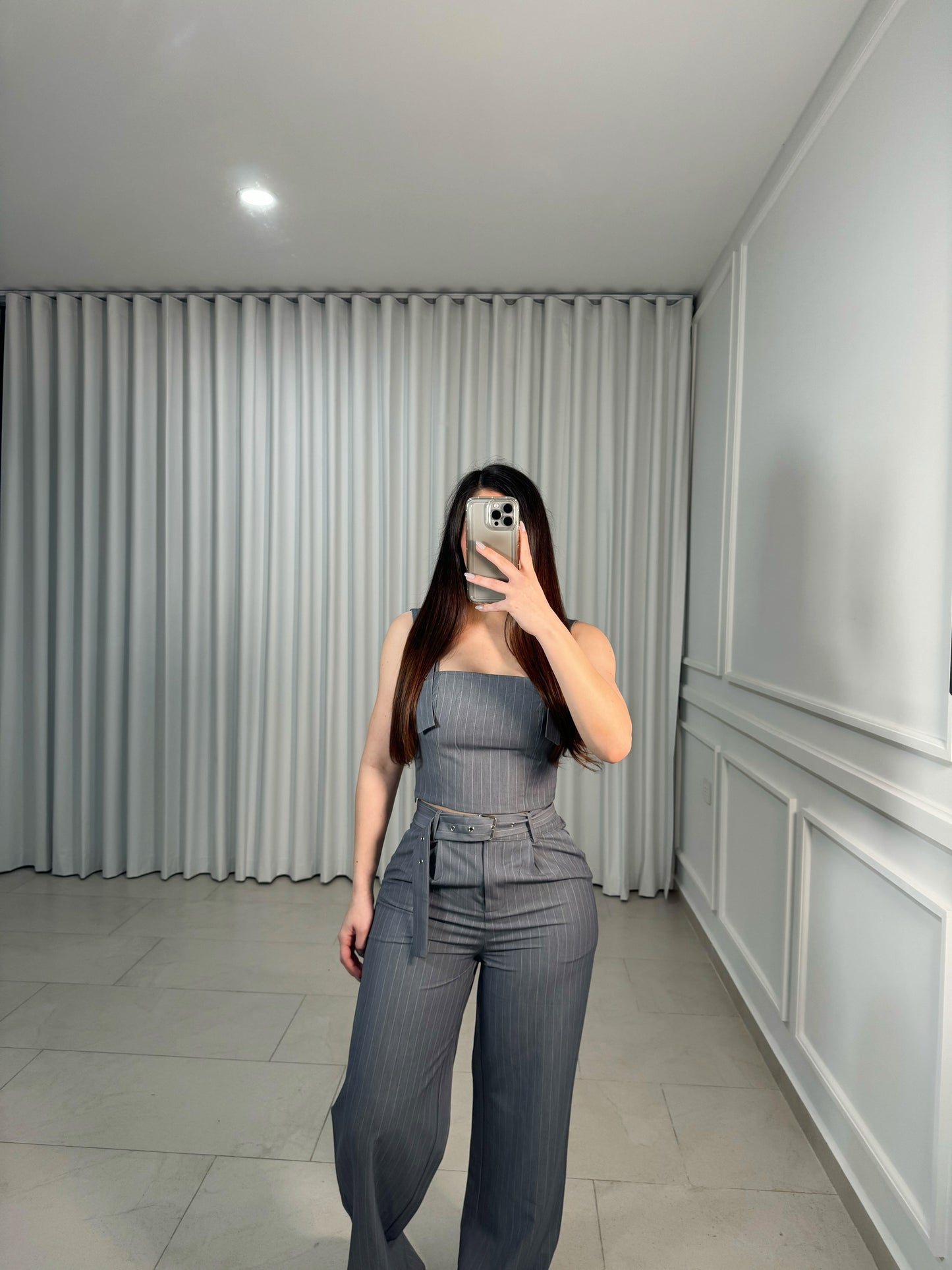 Charcoal Pants Set