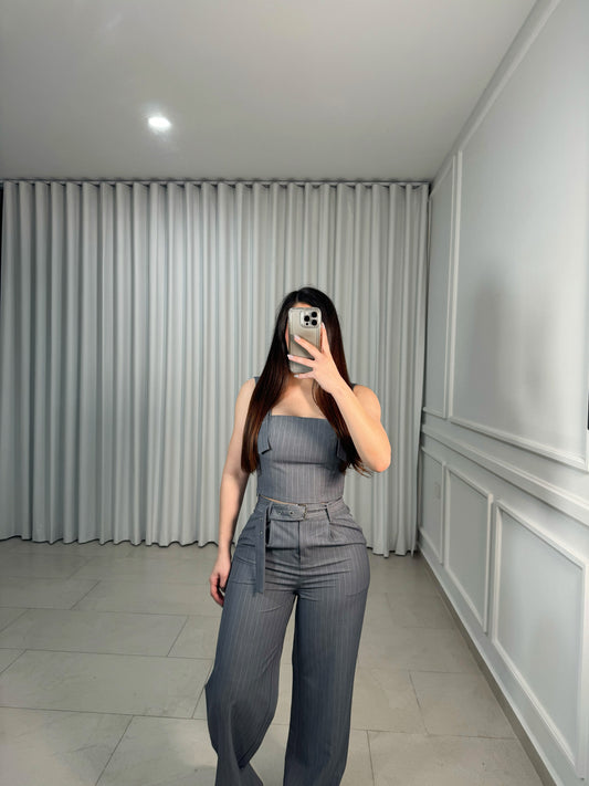 Charcoal Pants Set