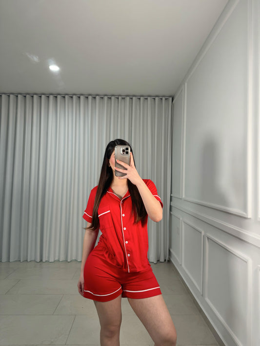 Short Red Pajamas