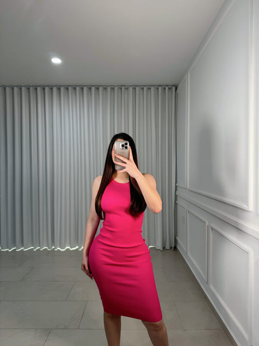 Pink Basic Dress