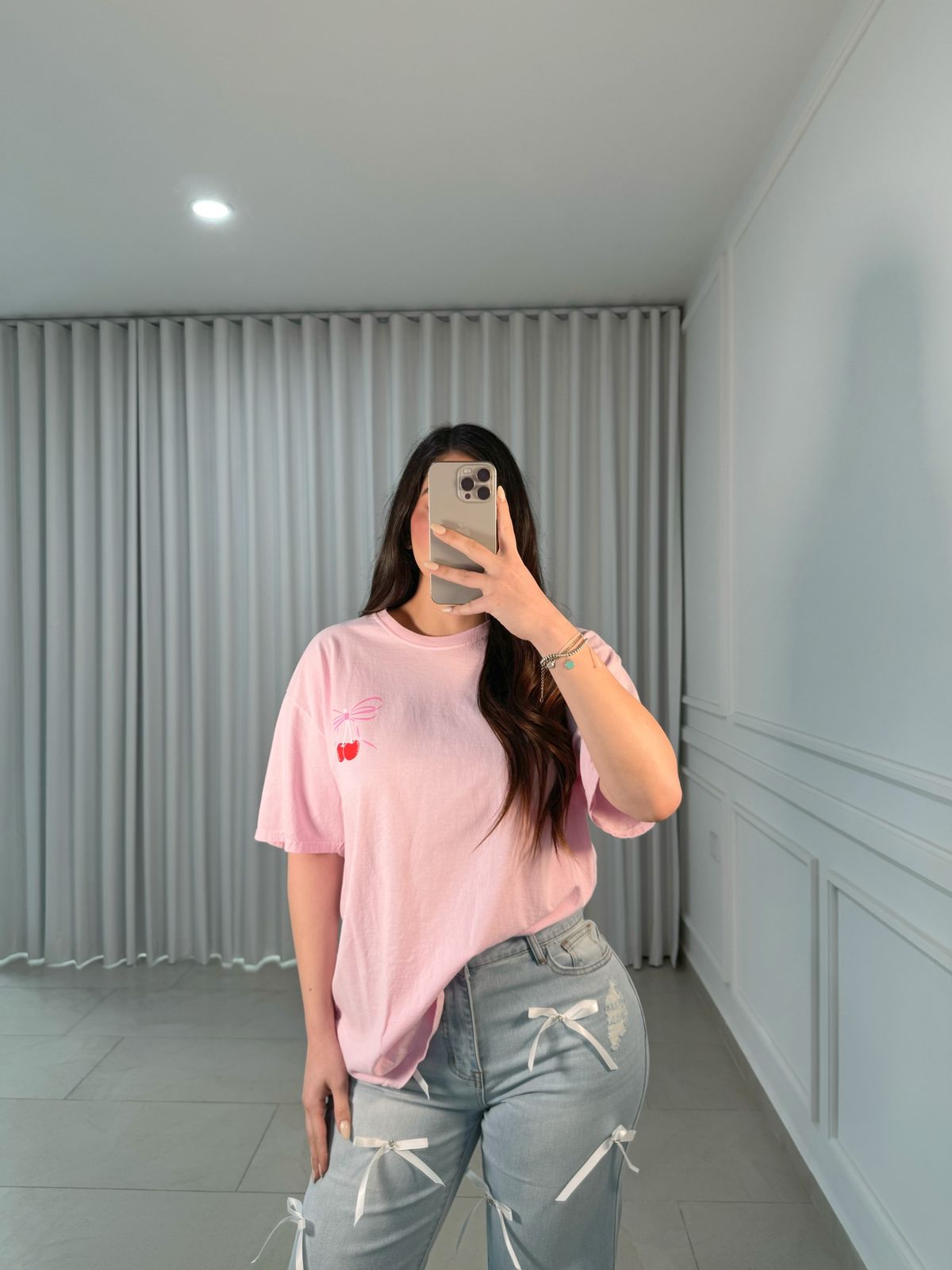 Blusa Cherry Pink