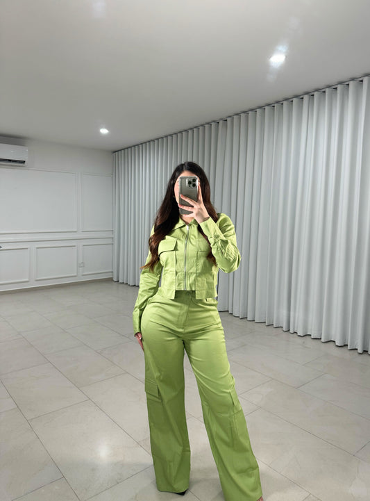 Green Pants Set