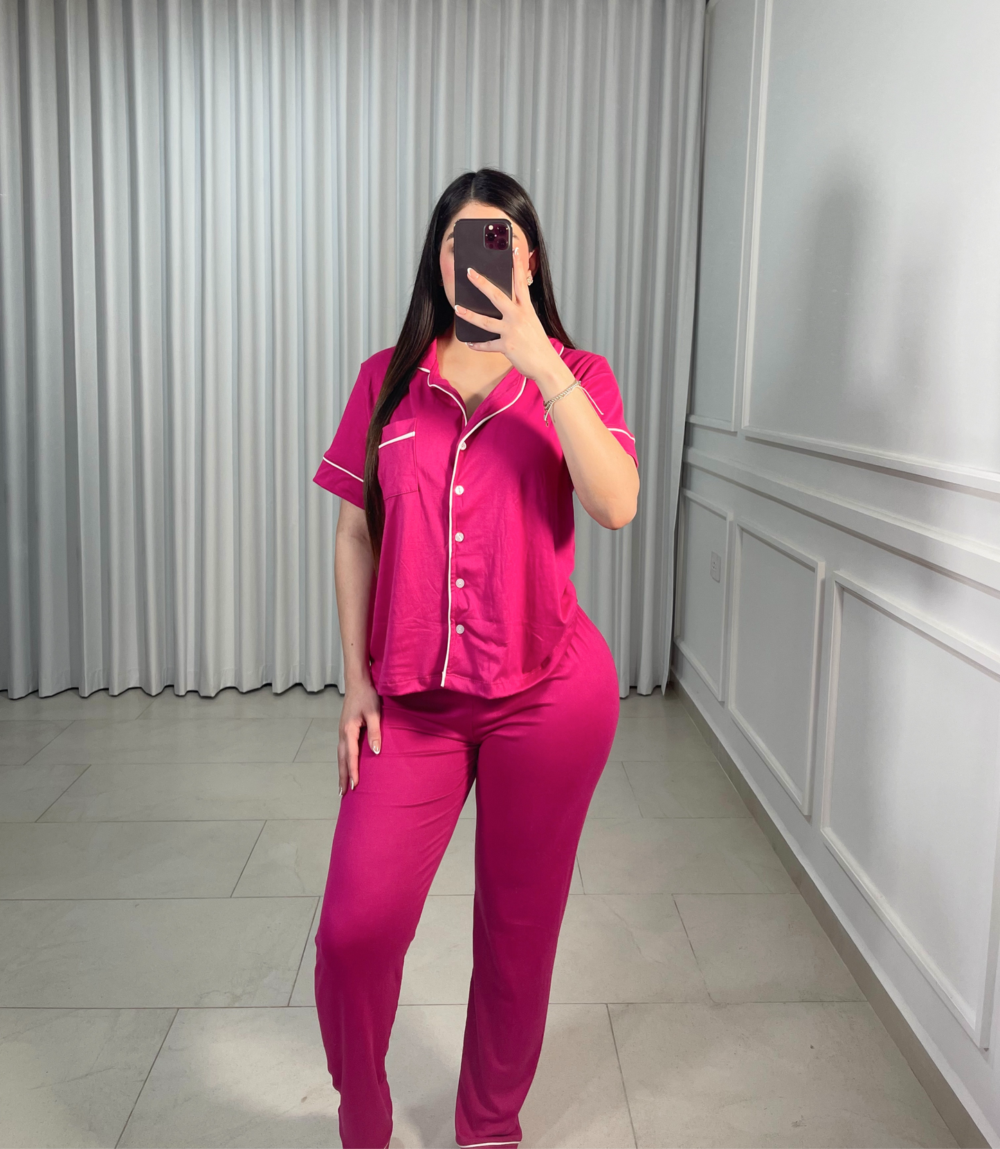 Pijama Rosa Pantalón