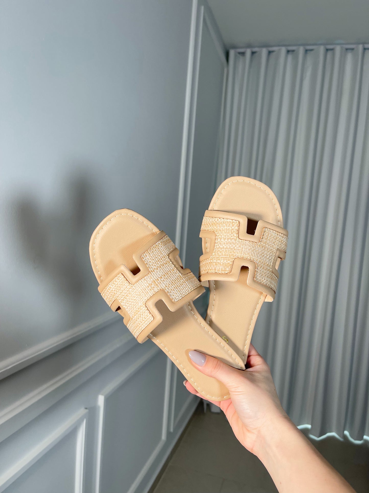 Smile Nude Sandals