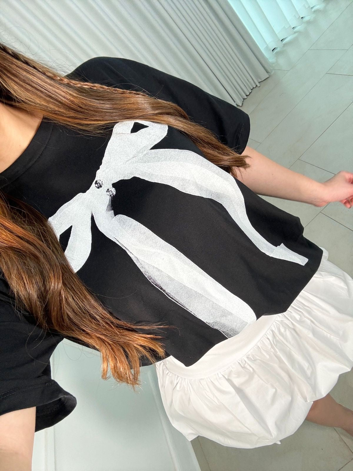 Blusa Black Bow