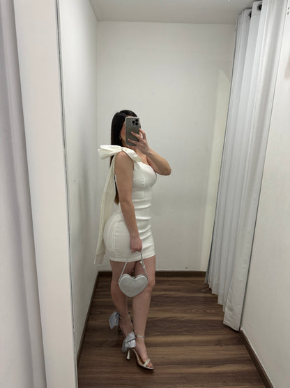 White Shoulder Dress