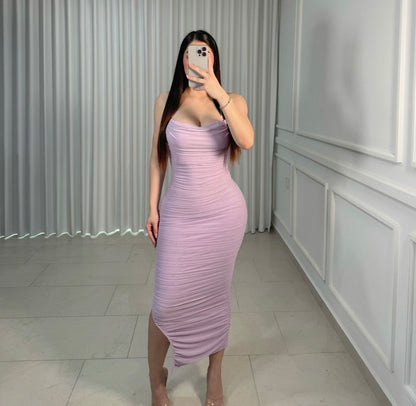 Vestido Midi Lilac