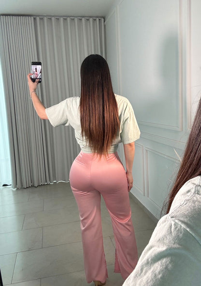 Pantalón Satin Pink