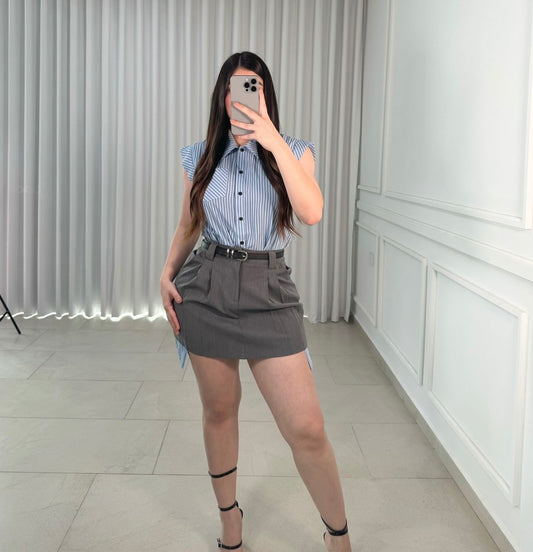 Conjunto Grey Skirt