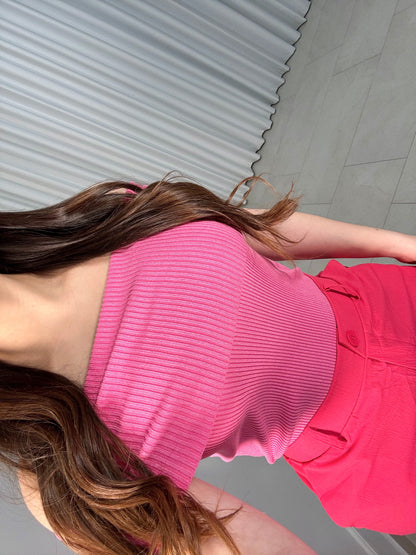 Top Pink Shoulder